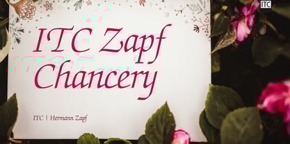 ITC Zapf Chancery Font Poster 1